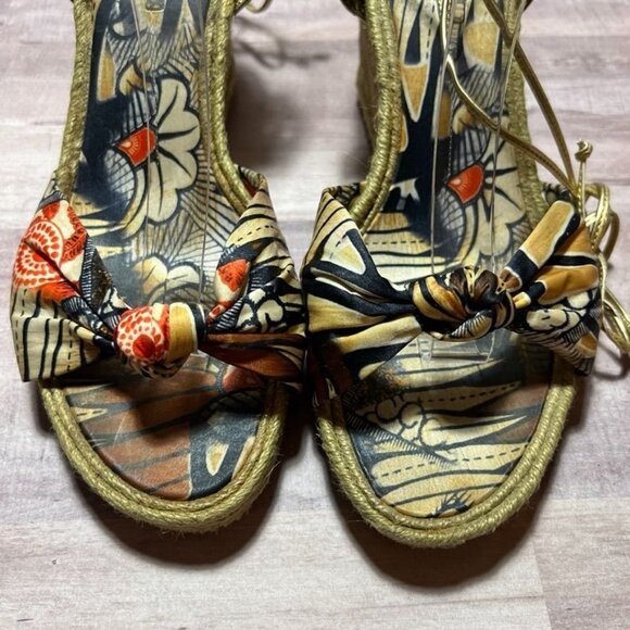 Marc Fisher Boho Espadrille Wedge Sandals Woman's Size:10M - Picture 10 of 12
